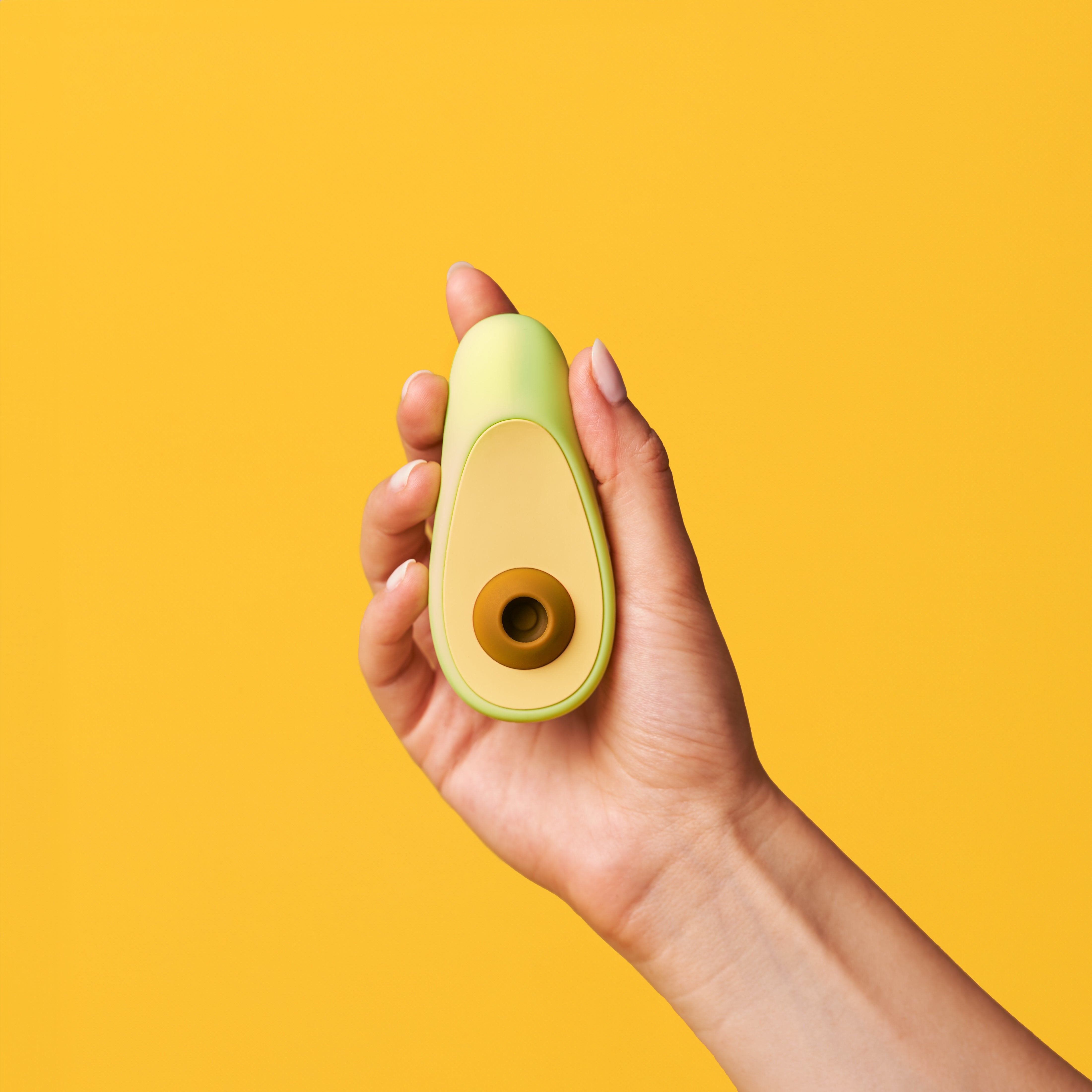 Avocado vibrator — detail view